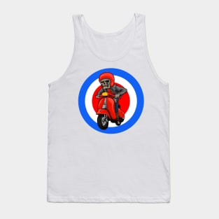 Scooter Skull Rider Mods Target Tank Top